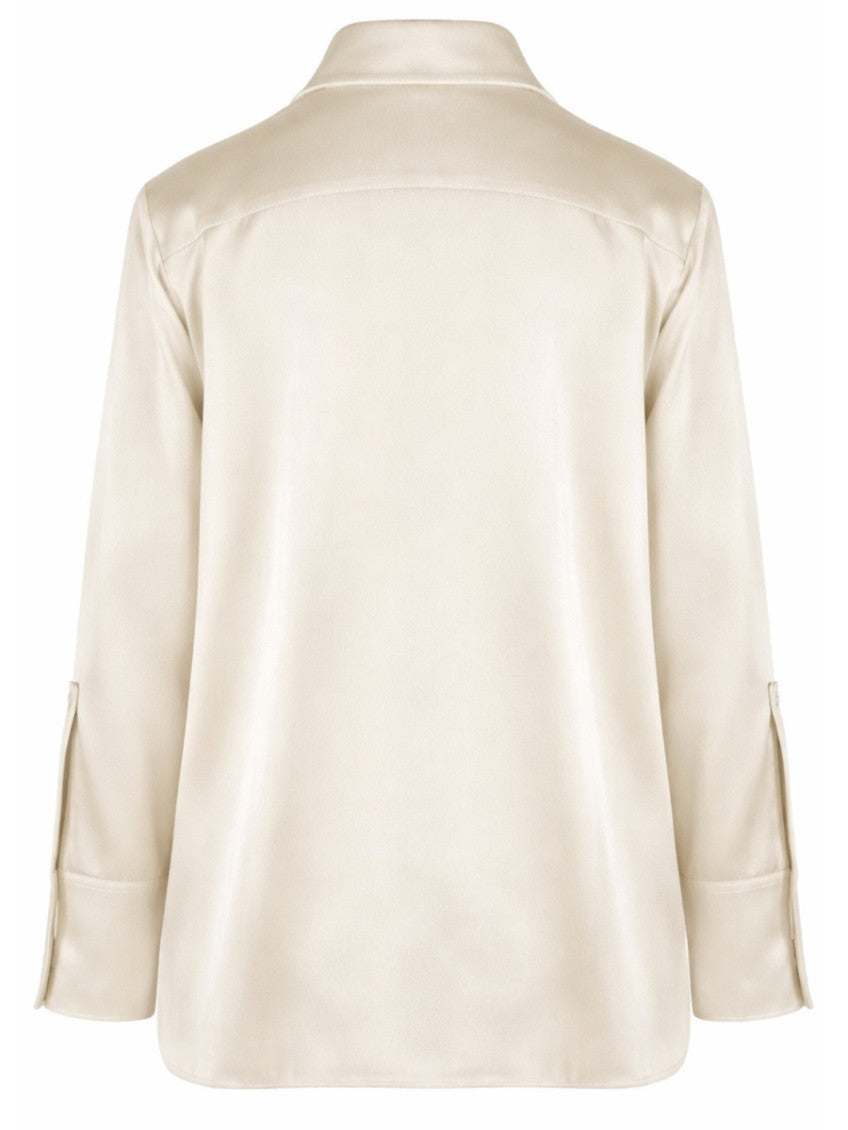 White Regular Solid Shirt 2