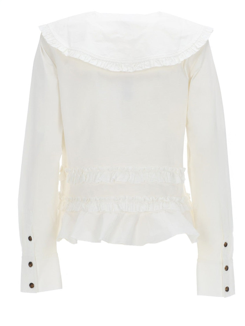White Regular Solid Shirt 2