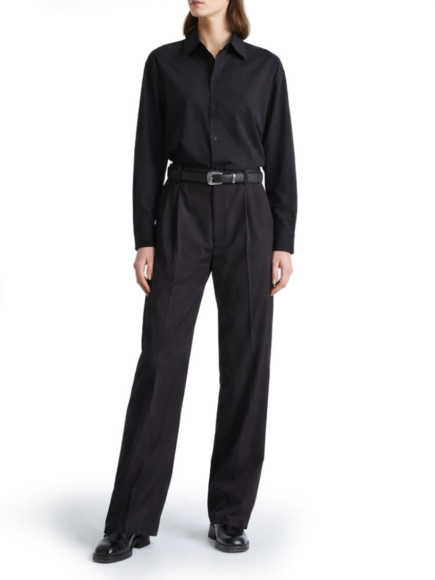 Black Relaxed Solid Shirt 3