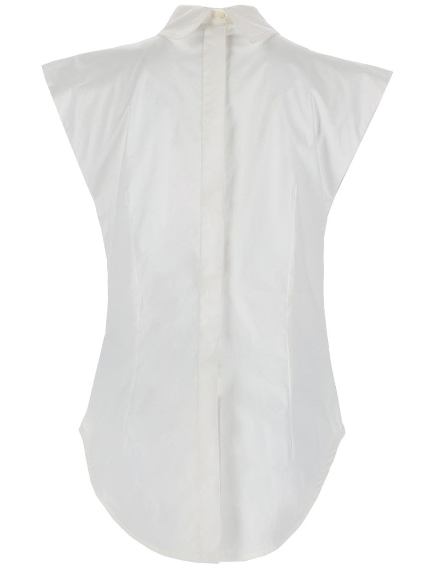 White Regular Solid Shirt 2