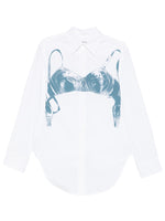 White Regular Graphic Shirt 1