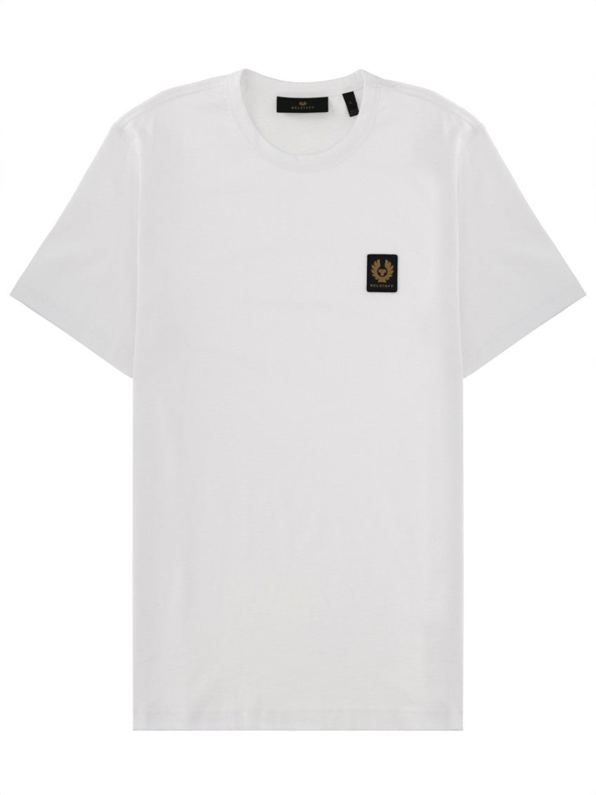 White Logo Crew Neck T-Shirt 1