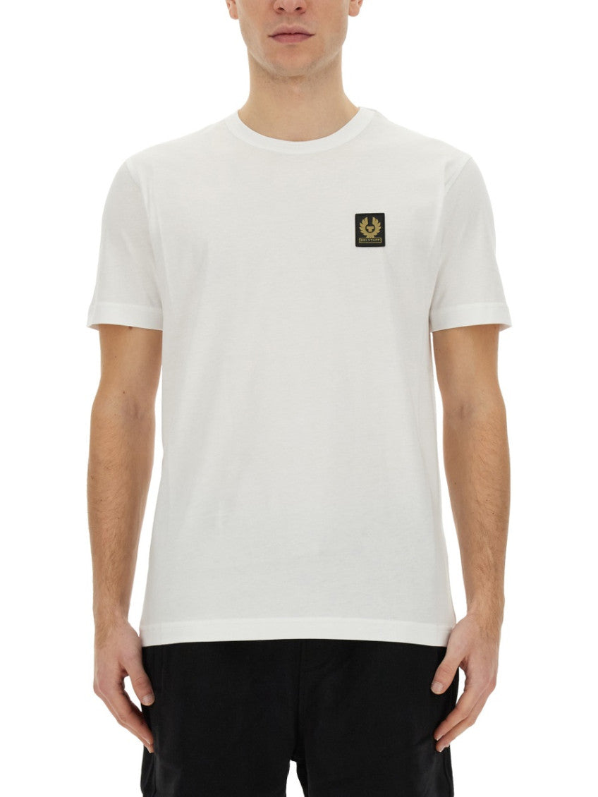 White Logo Crew Neck T-Shirt 2