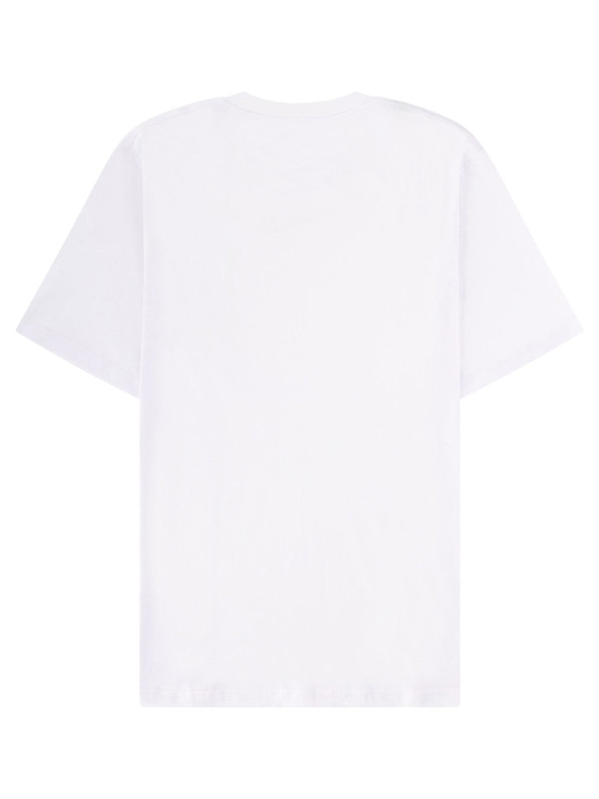 White Logo Crew Neck T-Shirt 2
