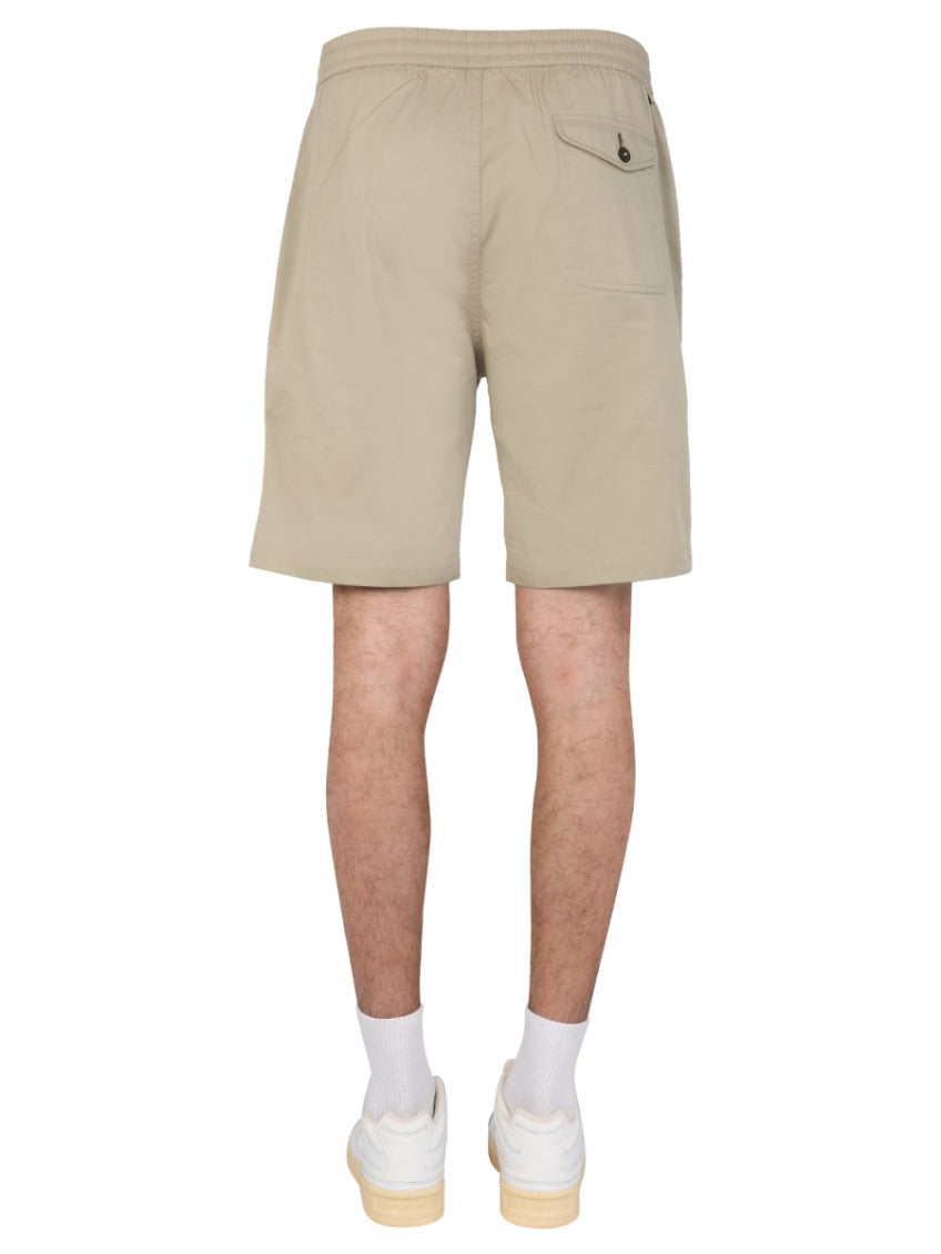 Khaki Solid Shorts 4