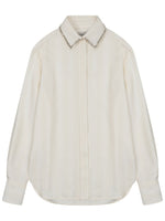 White Regular Embellished Shirt 1