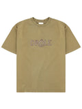 Brown Logo Crew Neck T-Shirt 1