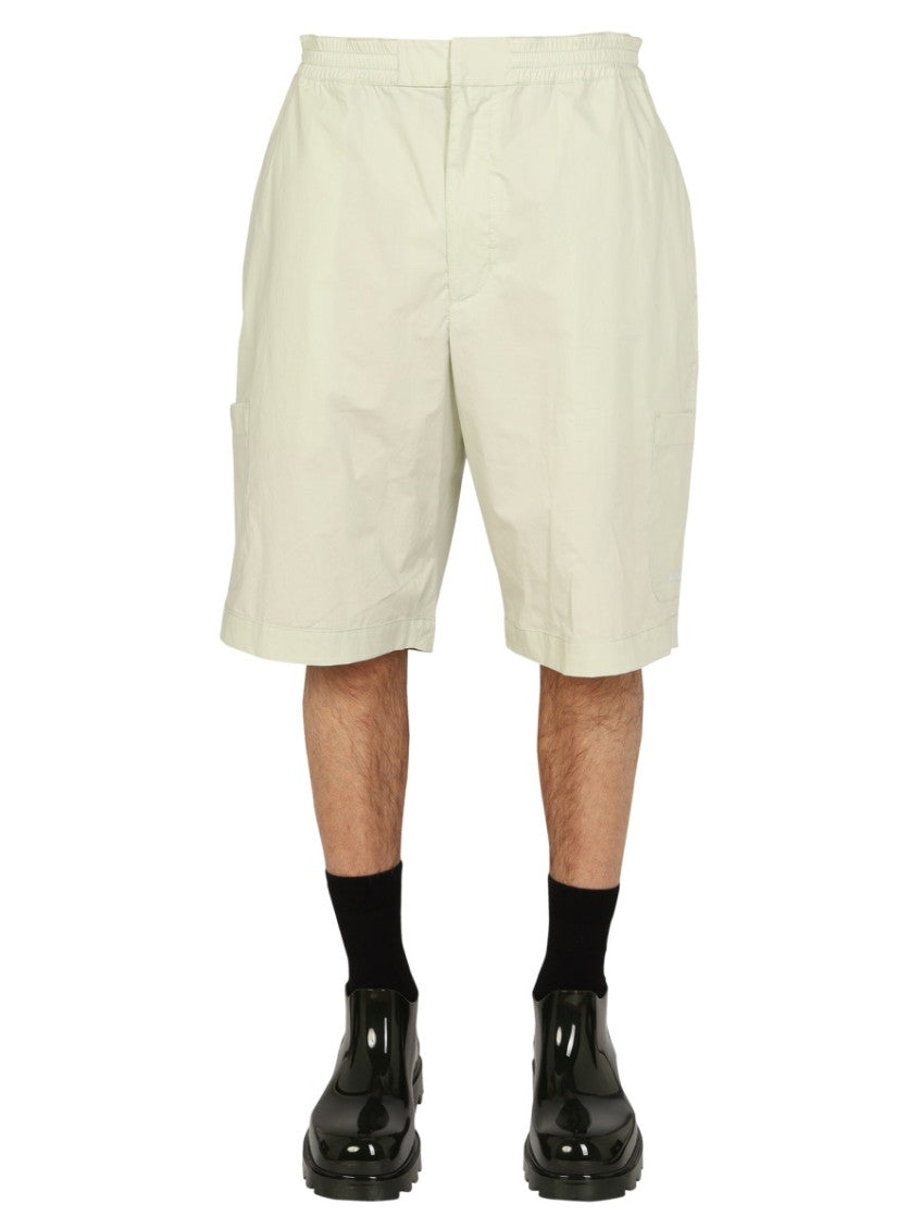Light Green Solid Shorts 1