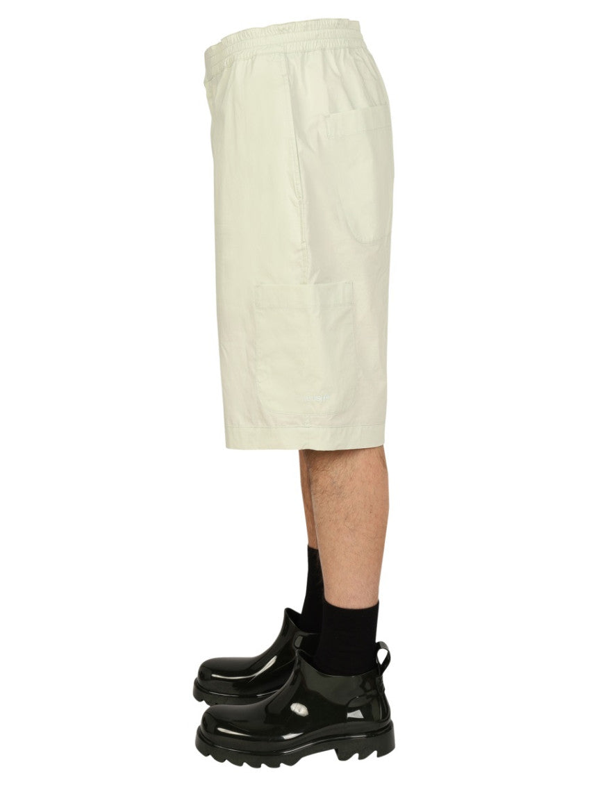Light Green Solid Shorts 3