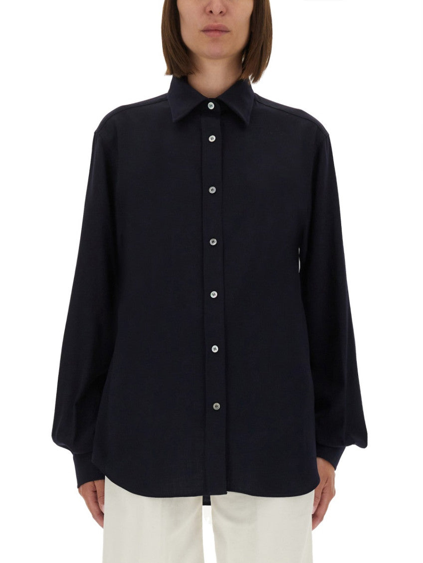 Blue Regular Solid Shirt 1