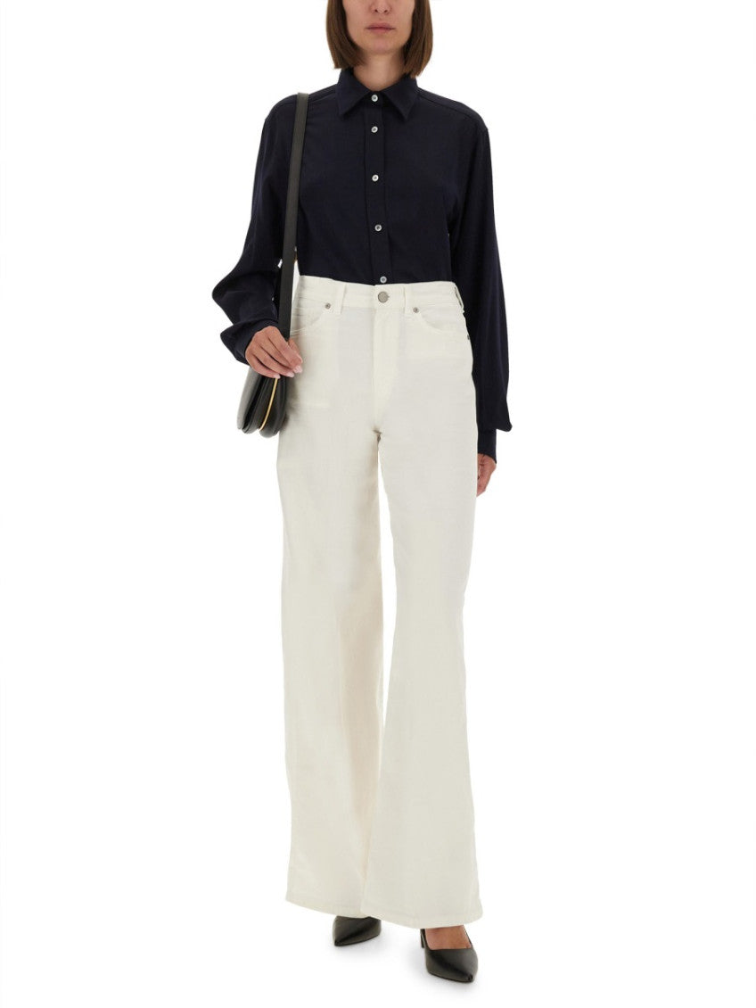 Blue Regular Solid Shirt 4