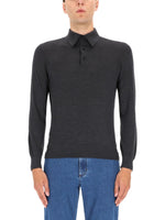 Black Solid Shirt Collar Polo 1