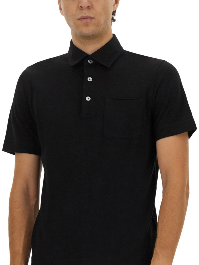 Black Shirt Collar Polo 2