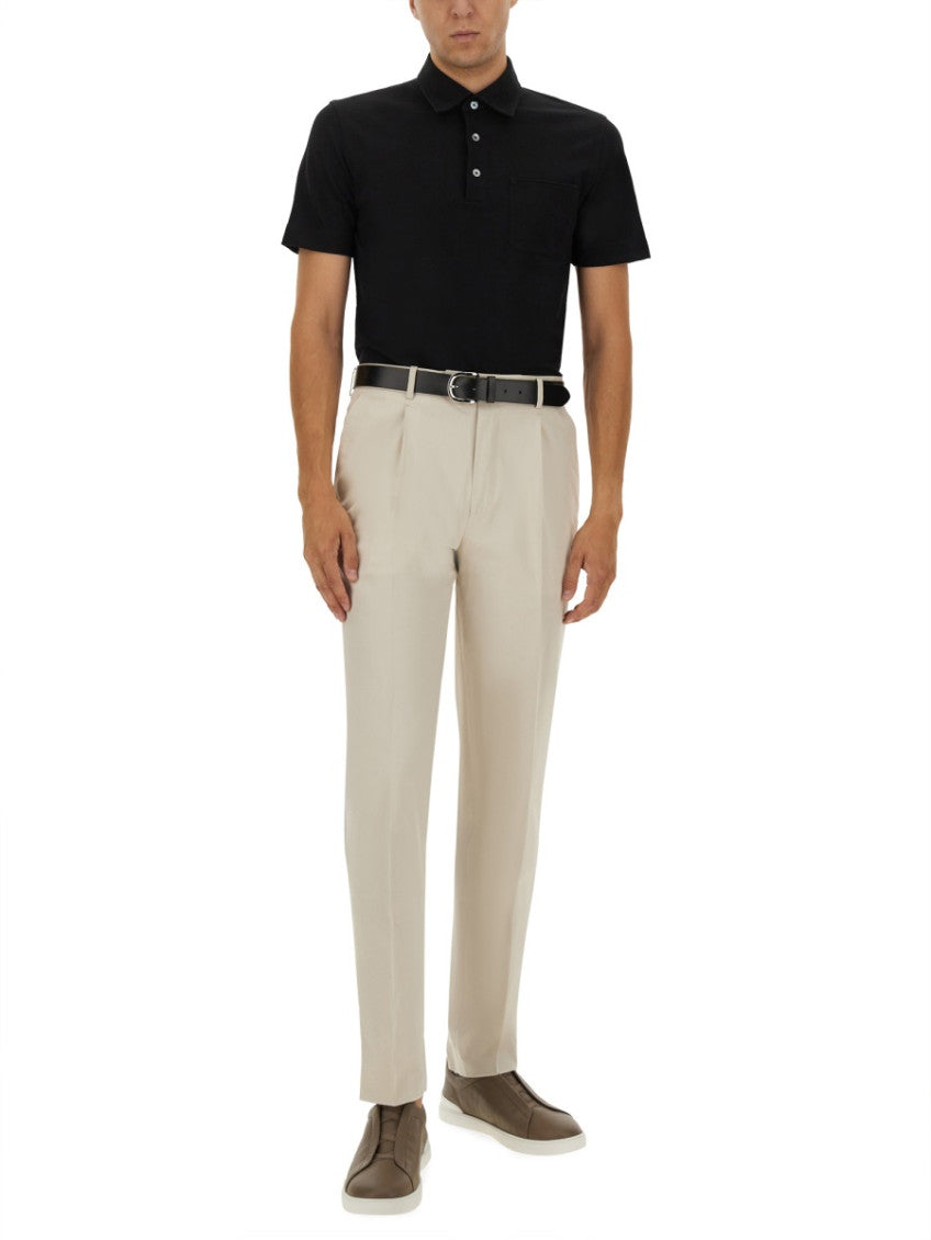 Black Shirt Collar Polo 3