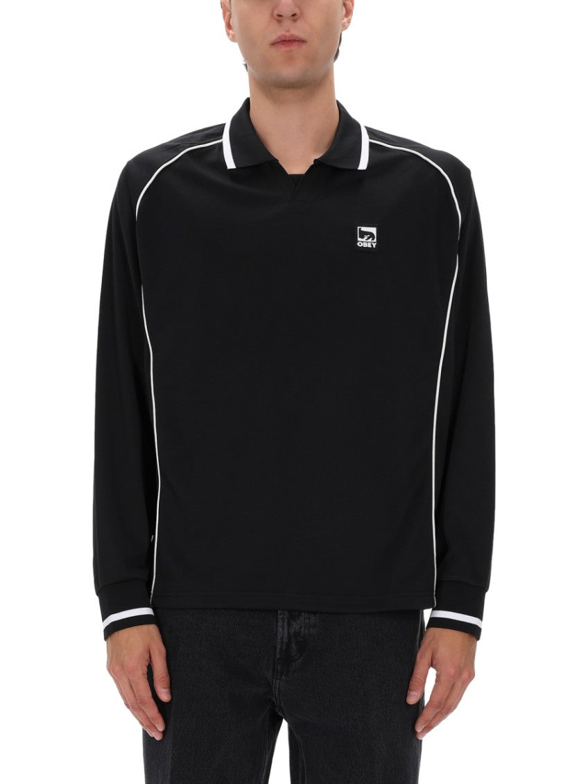 Black Shirt Collar Polo 1