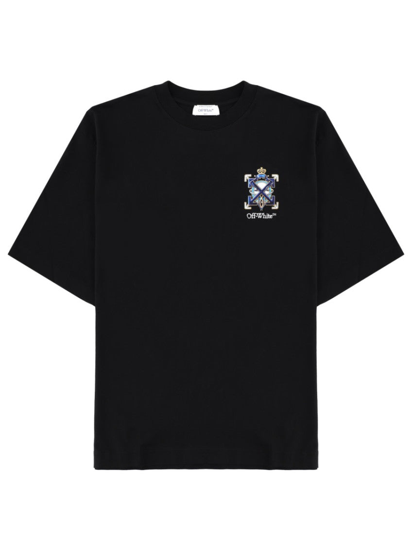 Black Logo Crew Neck T-Shirt 1