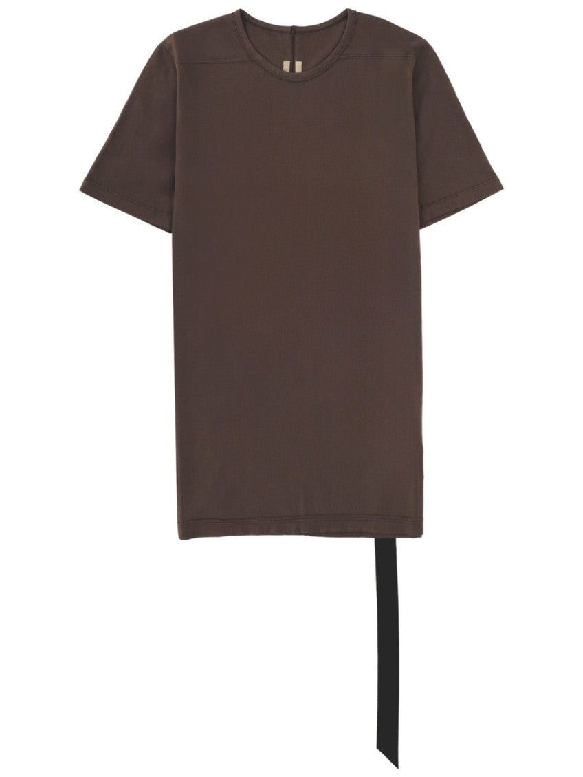 Brown Solid Round Neck T-Shirt 1