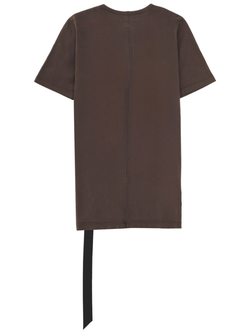 Brown Solid Round Neck T-Shirt 5