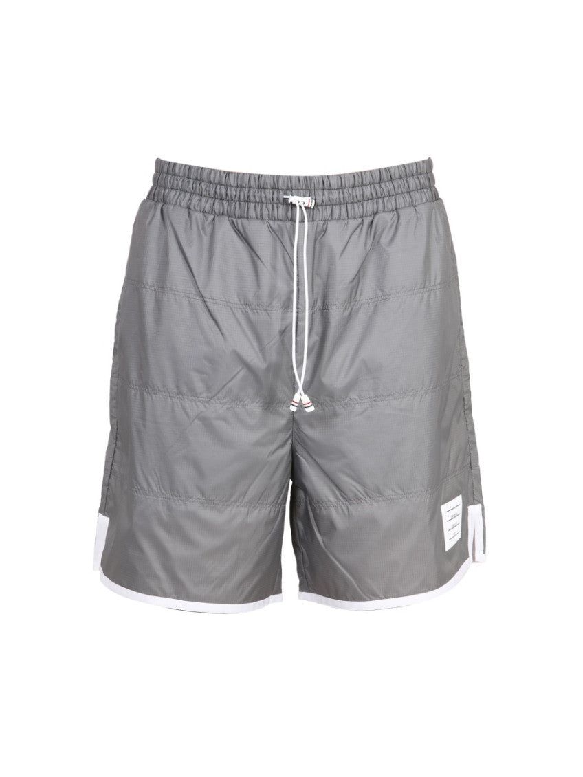 Light Grey Solid Shorts 1