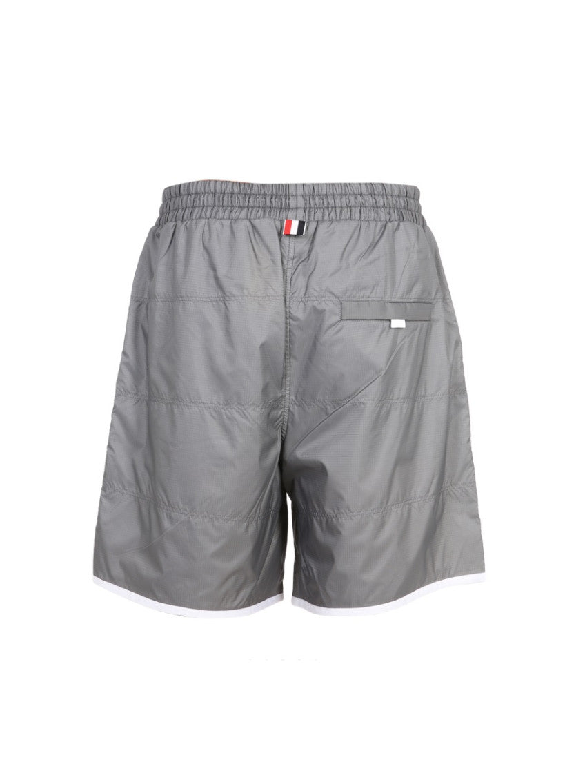 Light Grey Solid Shorts 3