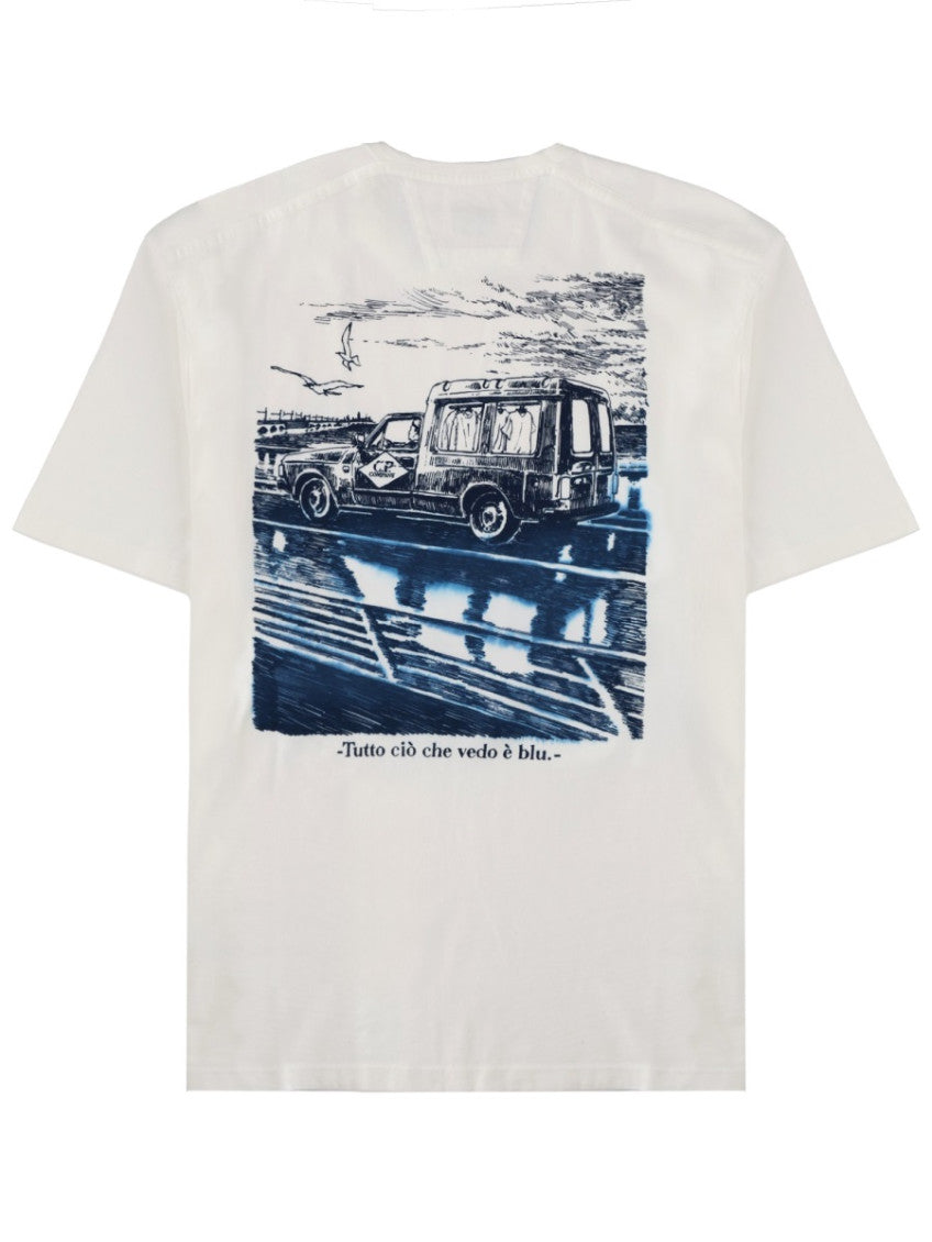 White Logo Crew Neck T-Shirt 2
