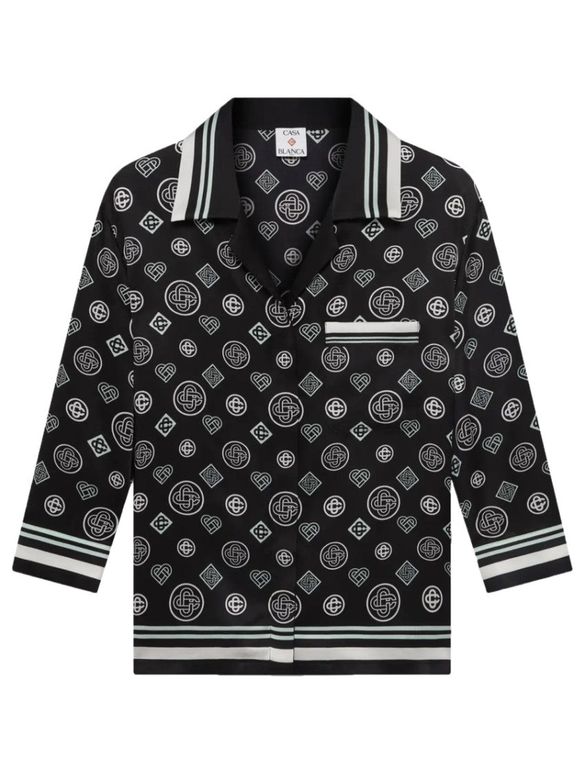 Black Relaxed Logo Shirt 1