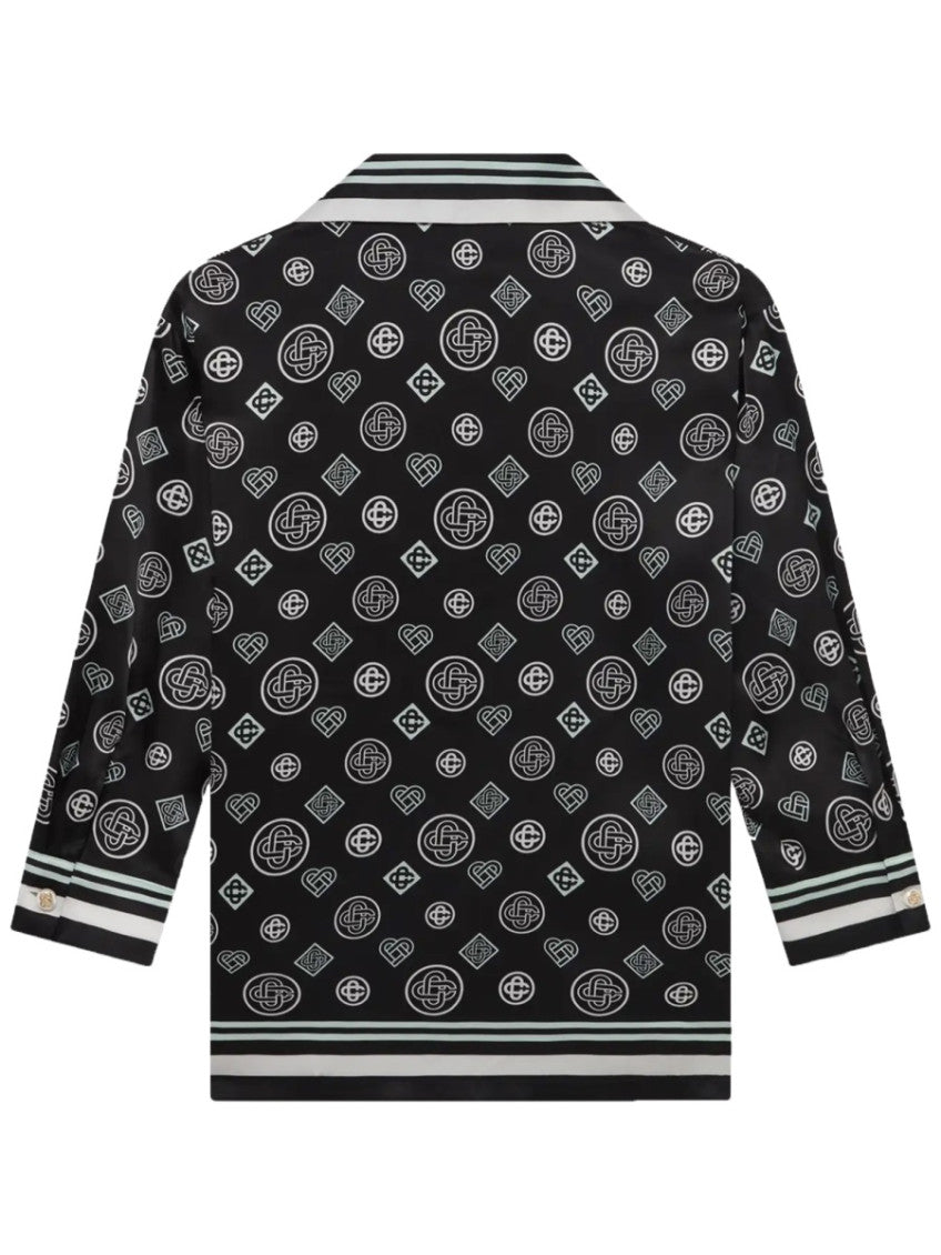 Black Relaxed Logo Shirt 2