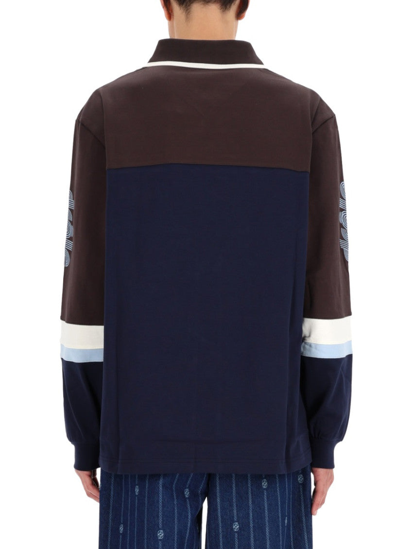 Navy Blue Shirt Collar Polo 3