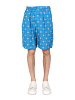 Blue Floral Shorts 1