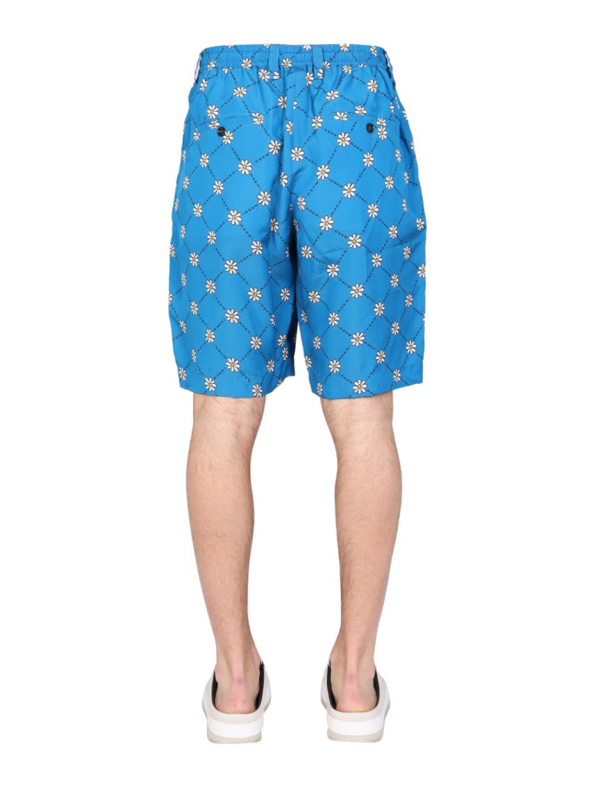 Blue Floral Shorts 4