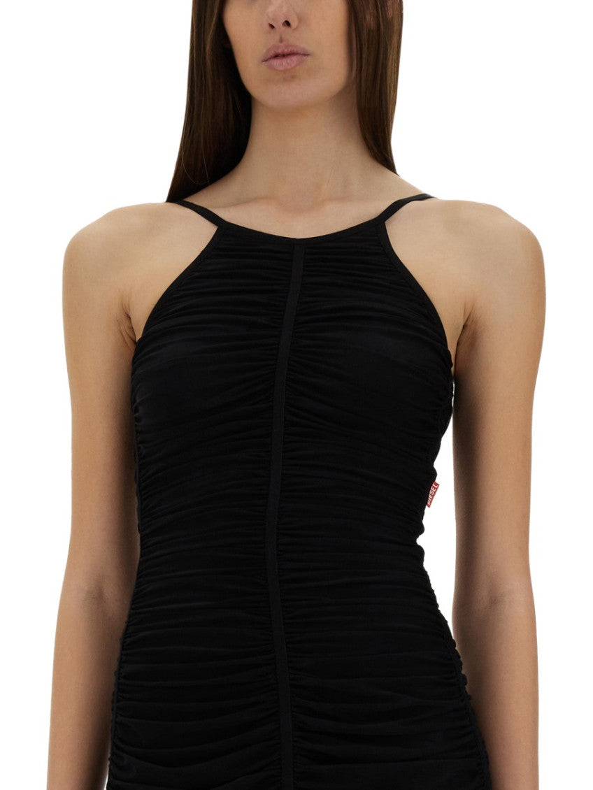 Black Halter Neck Maxi Dress 2