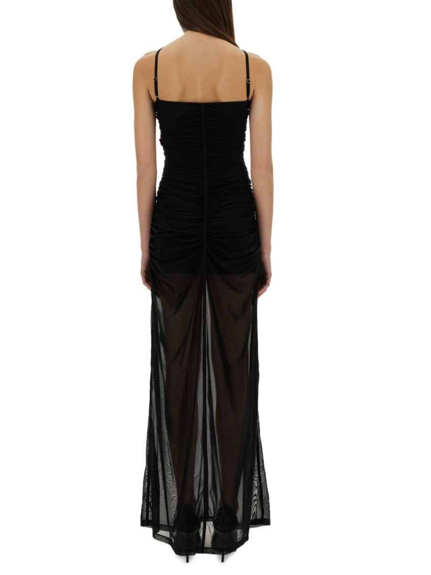 Black Halter Neck Maxi Dress 3