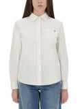 White Regular Solid Shirt 1