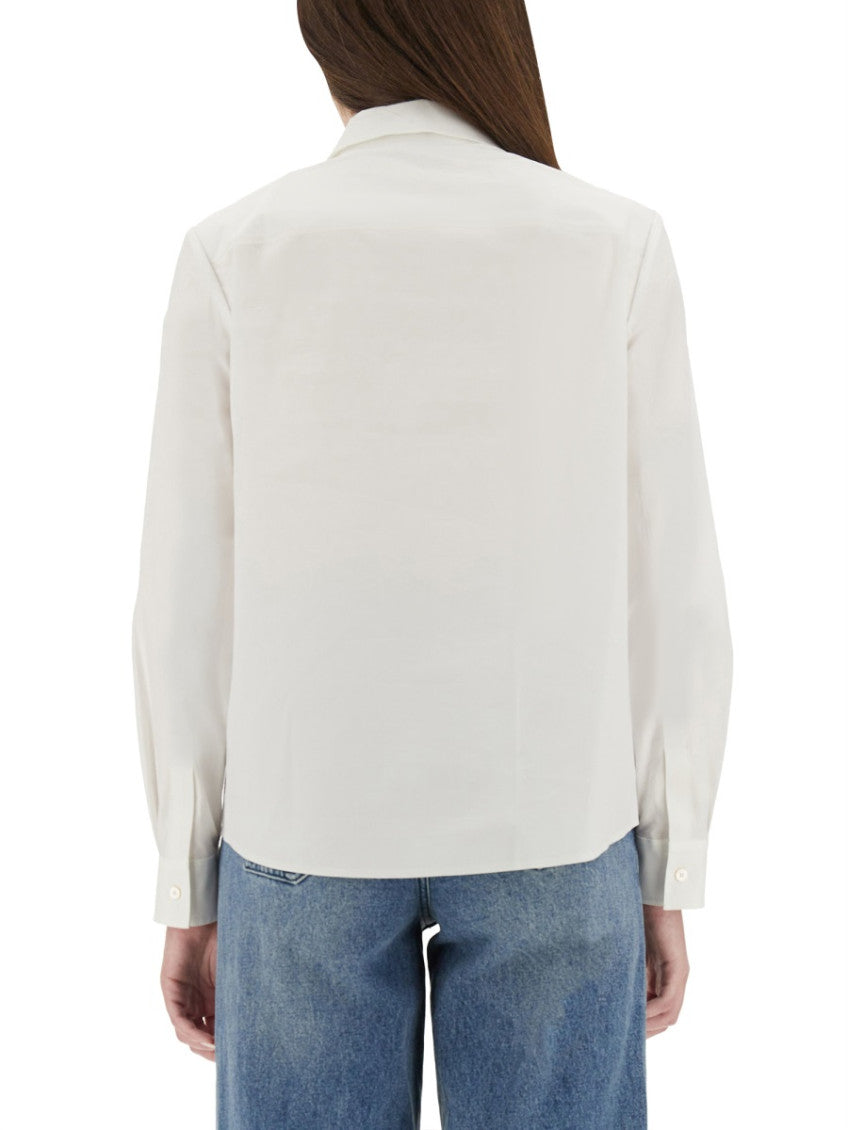 White Regular Solid Shirt 2