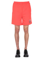 Red Graphic Shorts 1