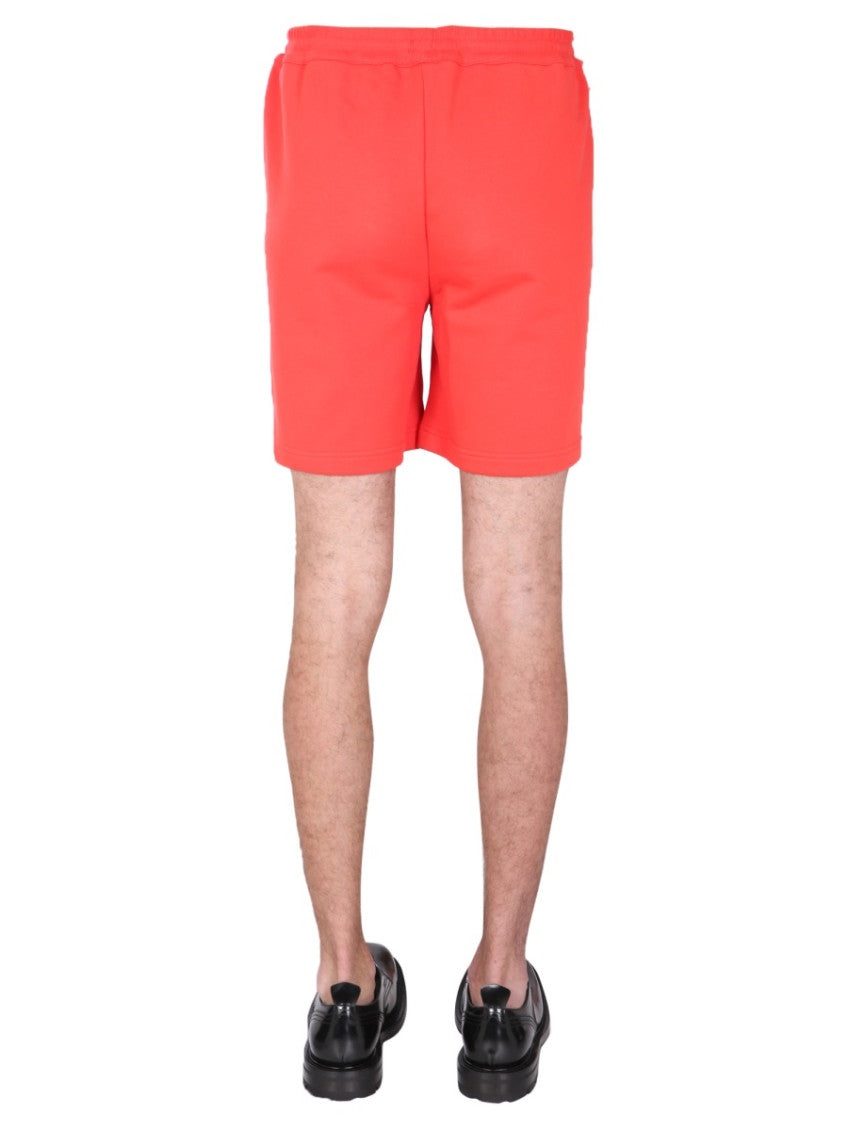 Red Graphic Shorts 4