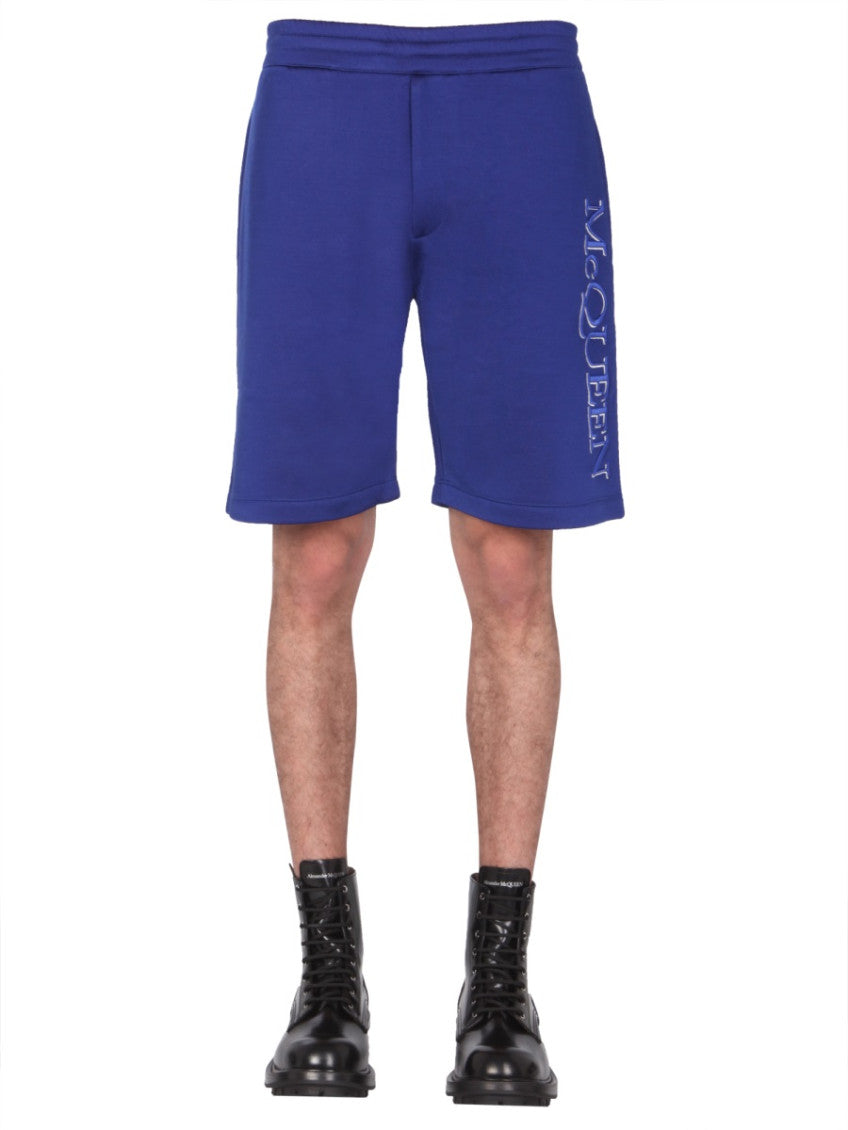 Blue Logo Shorts 1