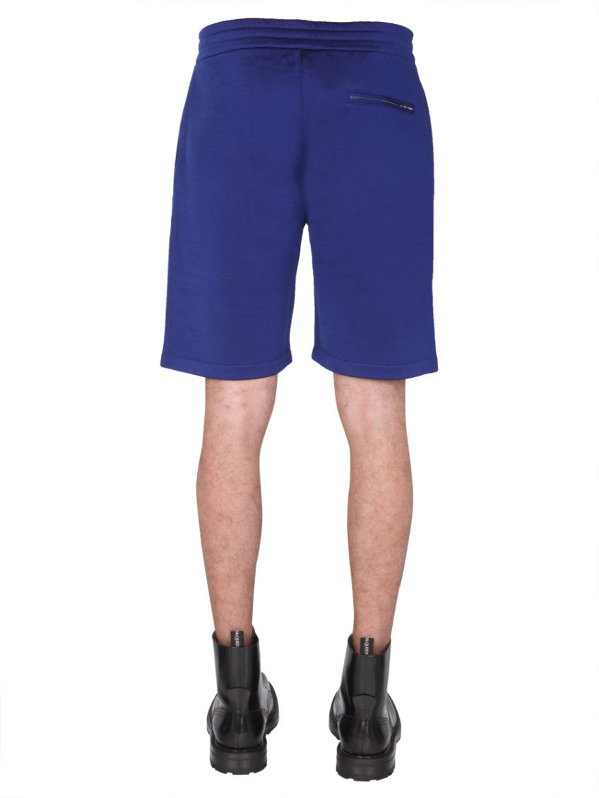Blue Logo Shorts 4