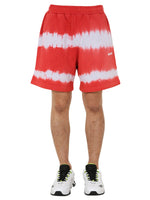 Red Tie-Dye Shorts 1
