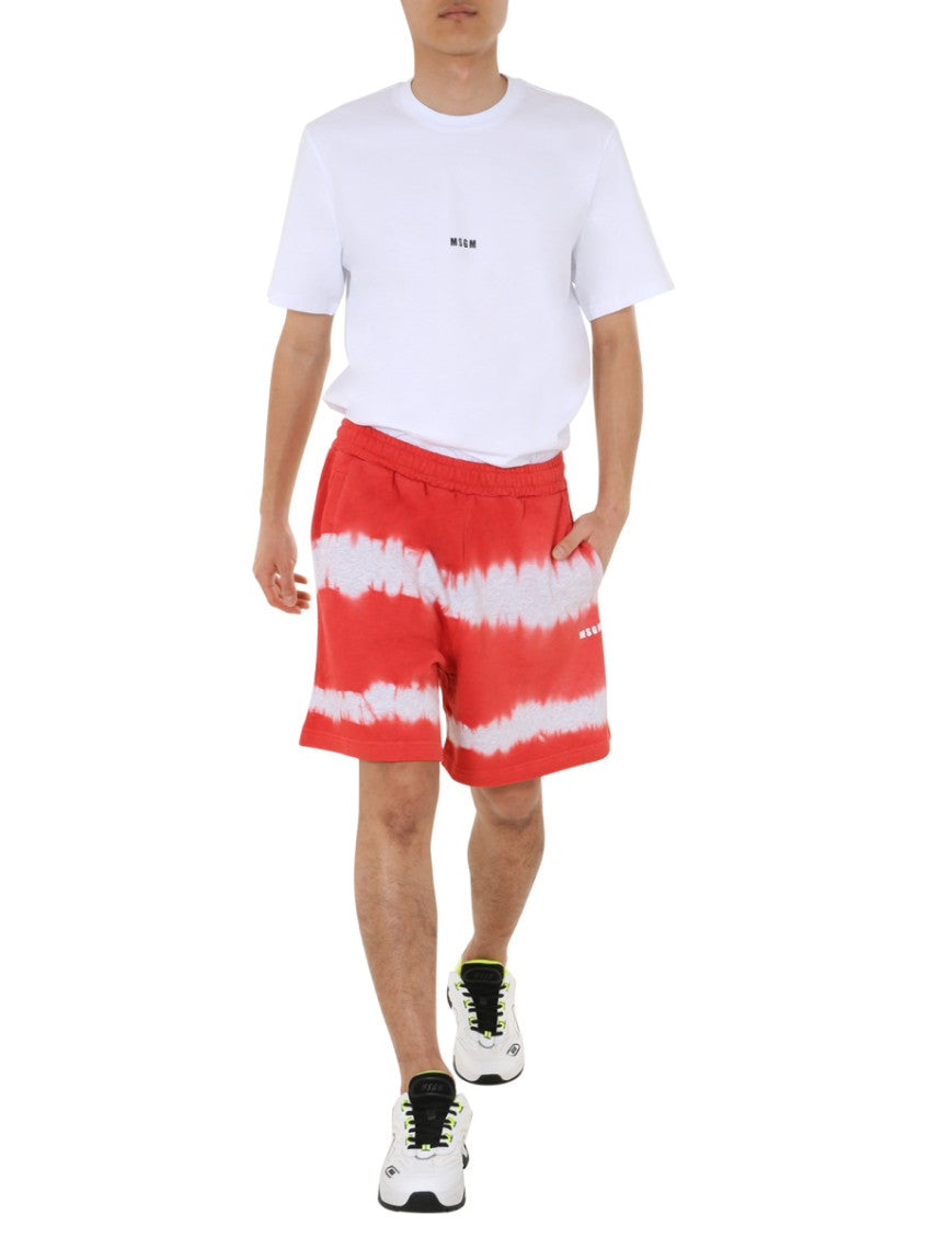 Red Tie-Dye Shorts 2