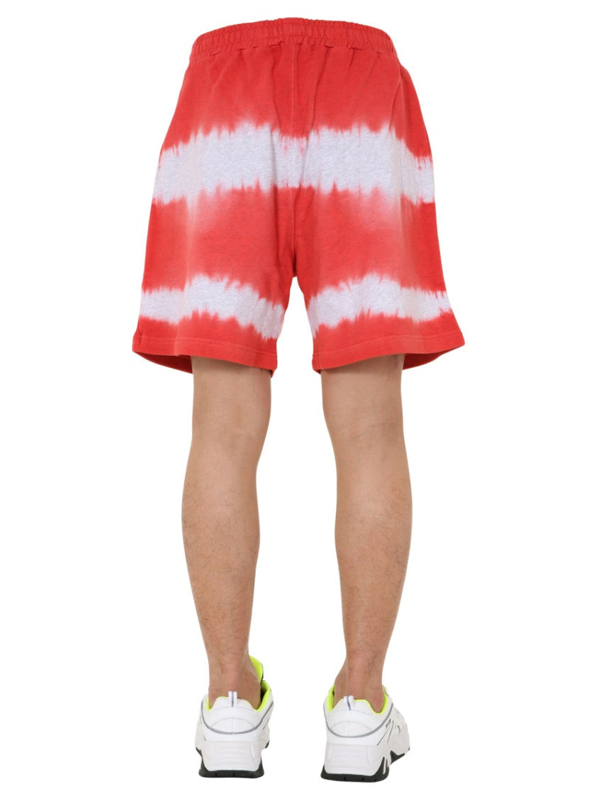 Red Tie-Dye Shorts 4