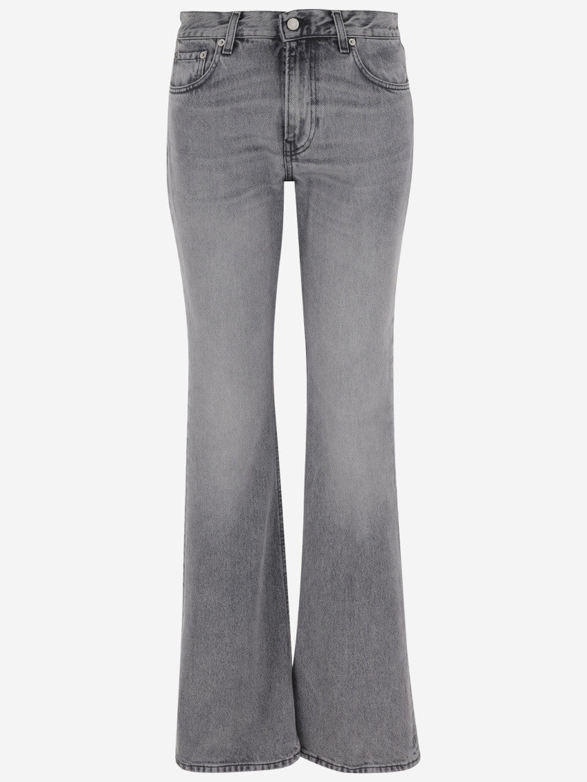 Grey Cotton Jeans 1