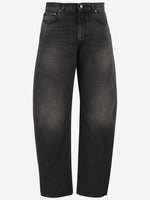 Dark Grey Cotton Jeans 1