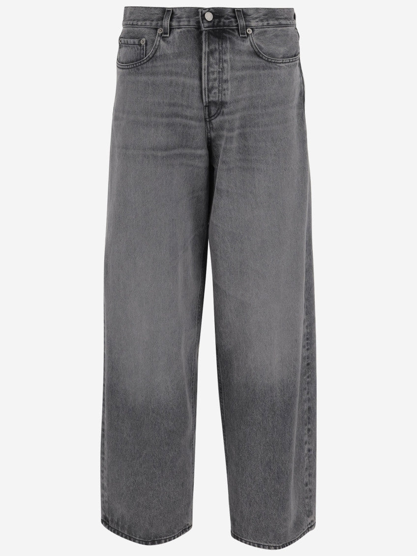 Grey Cotton Denim Jeans 1