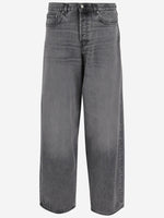 Grey Cotton Denim Jeans 1