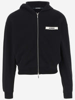 Black Zip Up Sweatshirt 1