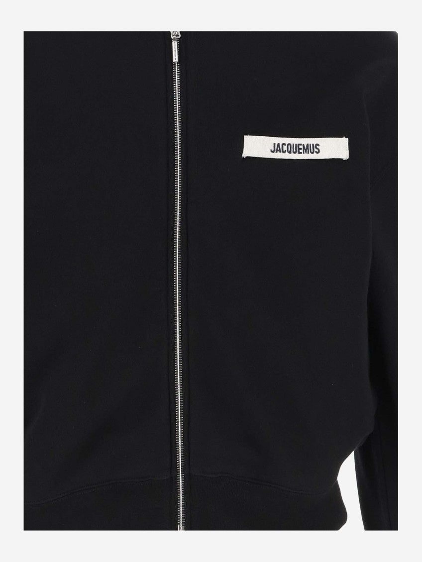 Black Zip Up Sweatshirt 3