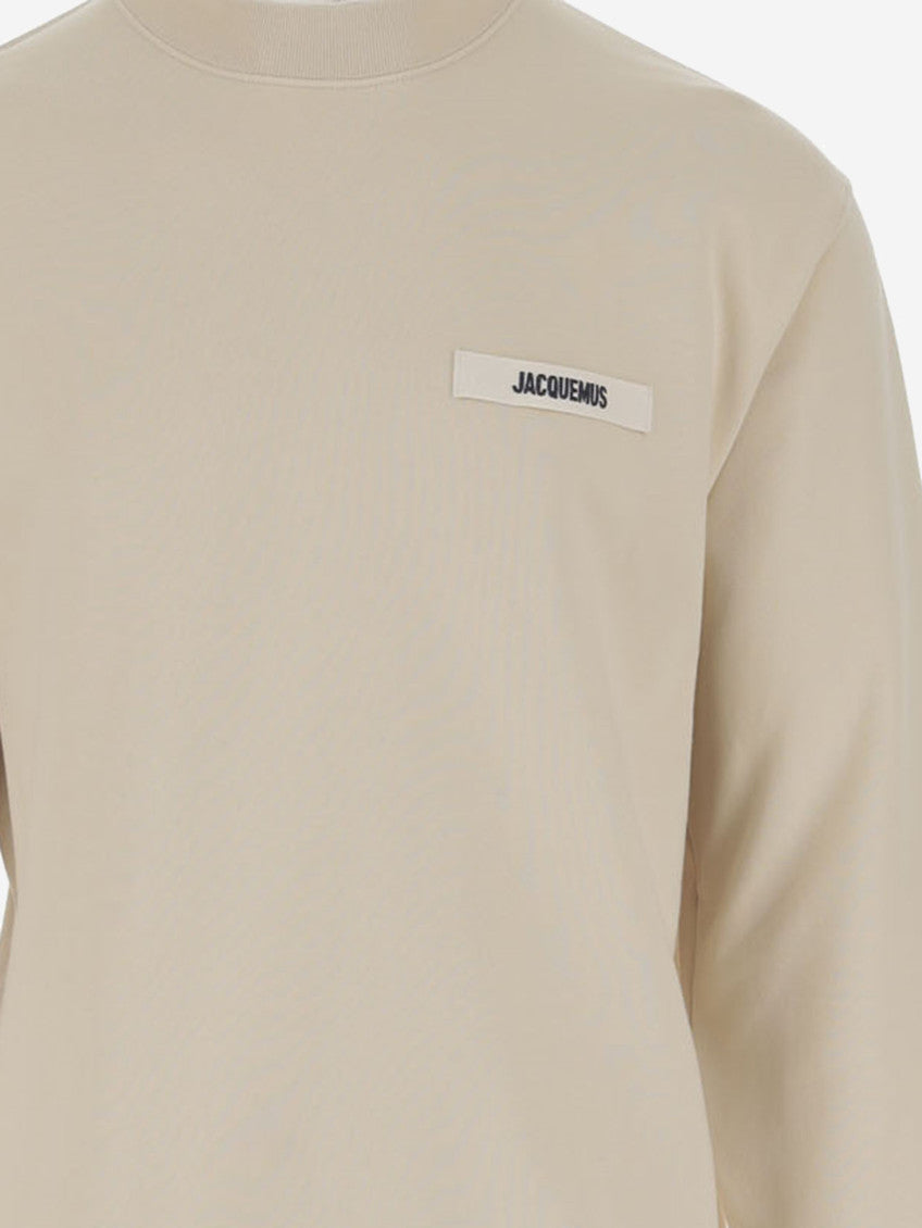 Beige Logo Sweatshirt 3