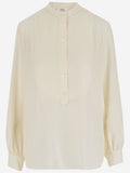 Off White Silk Top 1
