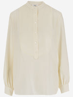 Off White Silk Top 1
